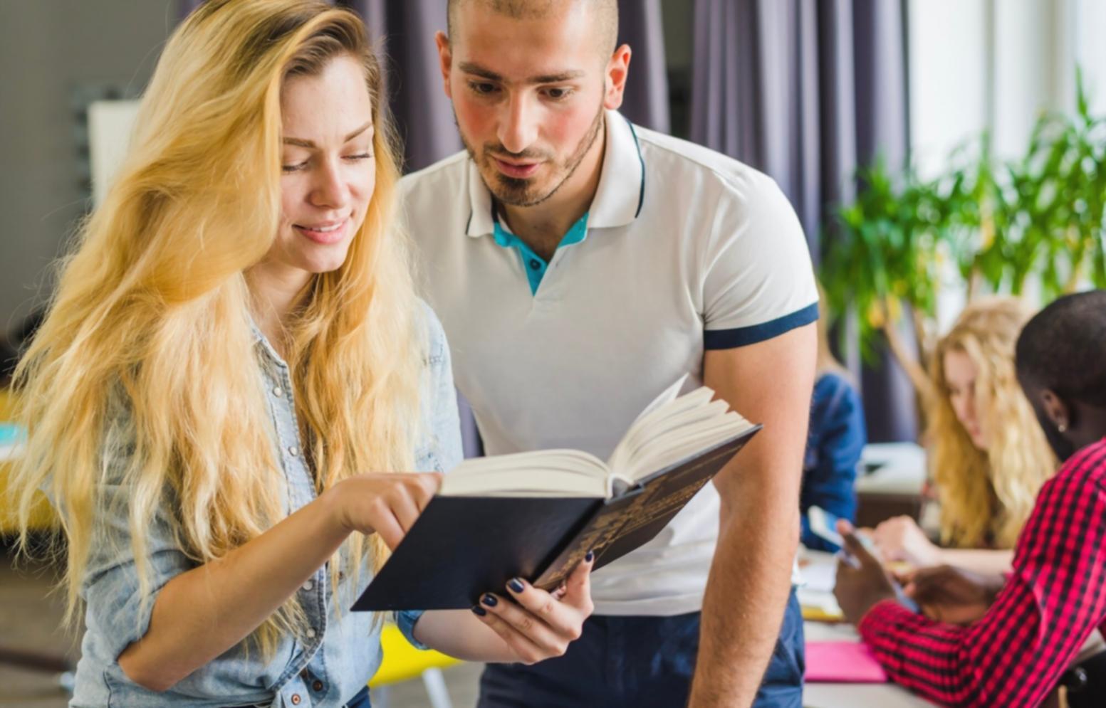 Modern office space showing collaborative business environment
